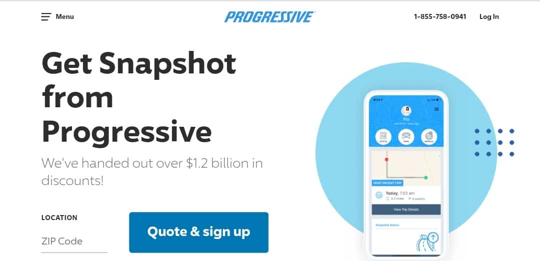 Progressive snapshot homepage - how to get an a on Progressive Snapshot 