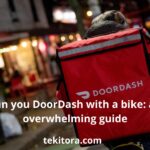 Can you DoorDash with a bike? The best and most helpful guide 2023